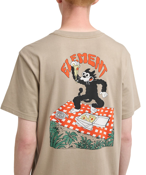 ELEMENT メンズ PIZZA SS Tシャツ 【2026年春夏モデル】 TKH0 / XL