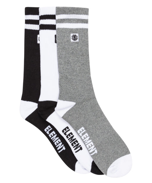 ELEMENT メンズ 2TONE ICON SOCKS 3PK ソックス 【2026年春夏モデル】 KSQ0 / F