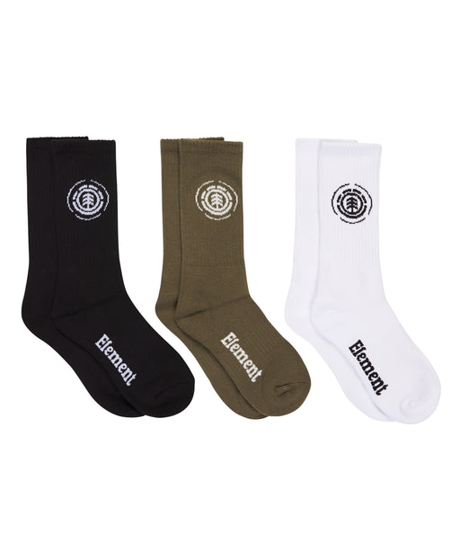 ELEMENT メンズ ICON SOCKS 3PK ソックス 【2026年春夏モデル】 NMS0 / F