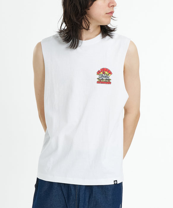 ELEMENT メンズ TIMBER 3 2ND NO SLEEVE タンクトップ 【2026年夏モデル】 WHT / XL
