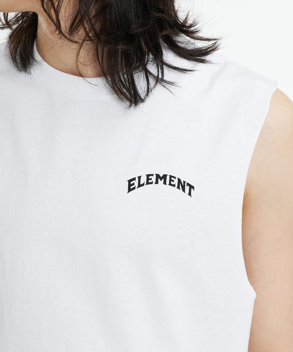 ELEMENT メンズ TIMBER RIP NO SLEEVE Tシャツ 【2026年夏モデル】 WHT / XL
