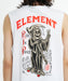 ELEMENT メンズ TIMBER RIP NO SLEEVE Tシャツ 【2026年夏モデル】 WHT / XL