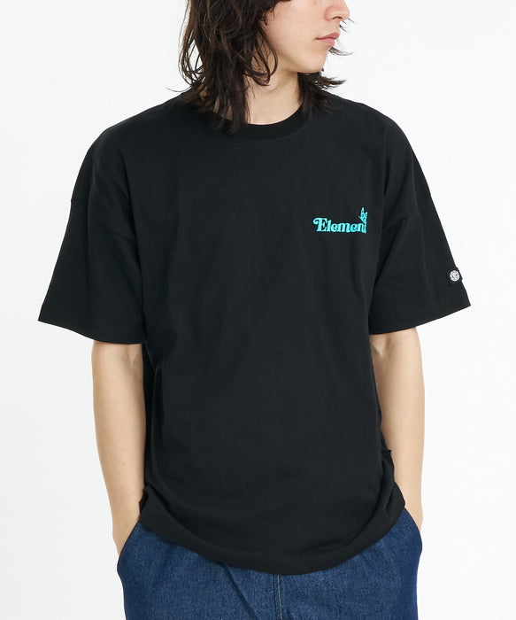 ELEMENT メンズ BUTTERFLY SS Tシャツ 【2026年春夏モデル】 FBK / XL