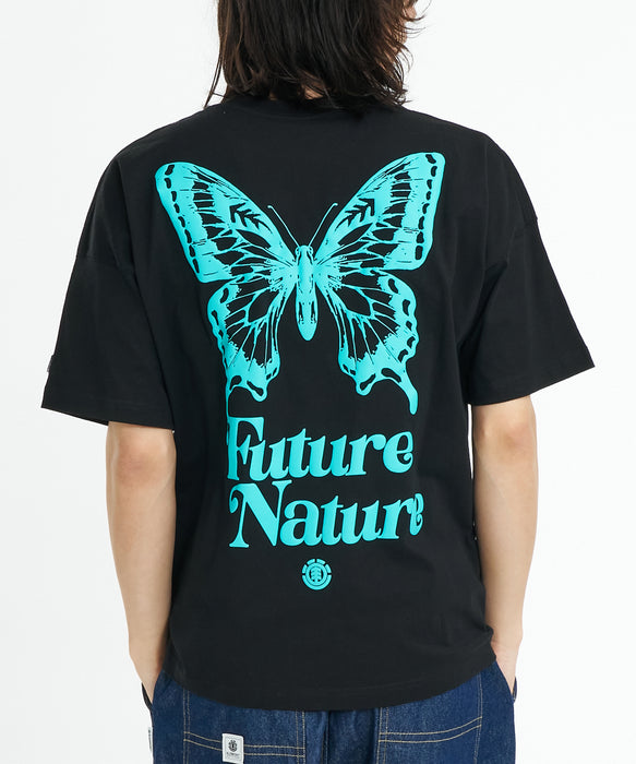 ELEMENT メンズ BUTTERFLY SS Tシャツ 【2026年春夏モデル】 FBK / XL