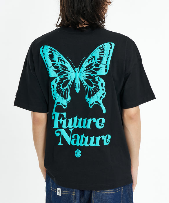 ELEMENT メンズ BUTTERFLY SS Tシャツ 【2026年春夏モデル】 FBK / XL