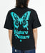 ELEMENT メンズ BUTTERFLY SS Tシャツ 【2026年春夏モデル】 FBK / XL