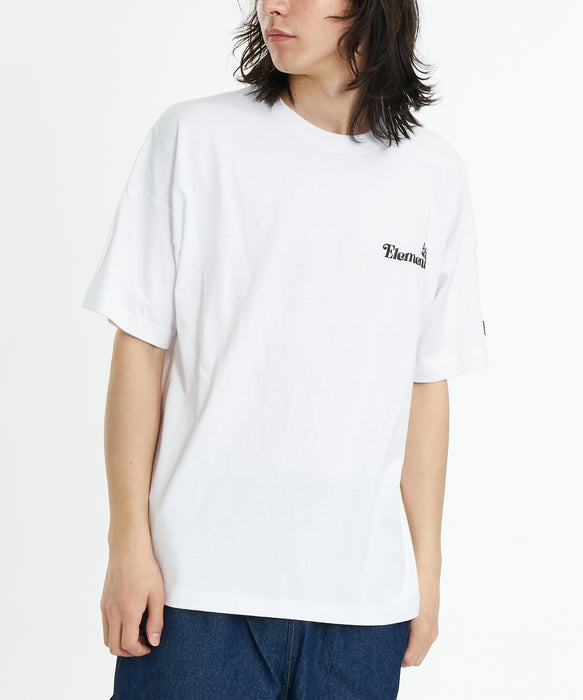 ELEMENT メンズ BUTTERFLY SS Tシャツ 【2026年春夏モデル】 WHT / XL