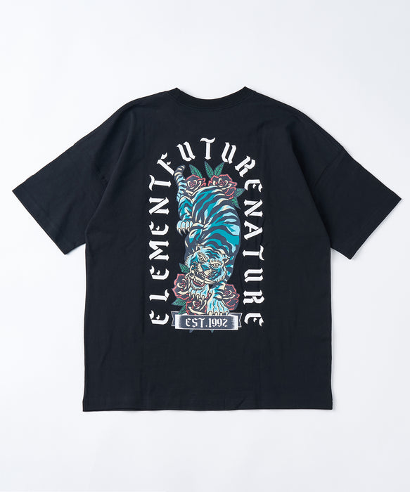 【直営店限定】ELEMENT メンズ TIGER ROSE SS Tシャツ 【2026年春夏モデル】