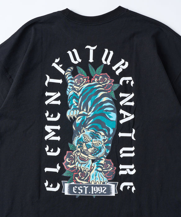【直営店限定】ELEMENT メンズ TIGER ROSE SS Tシャツ 【2026年春夏モデル】