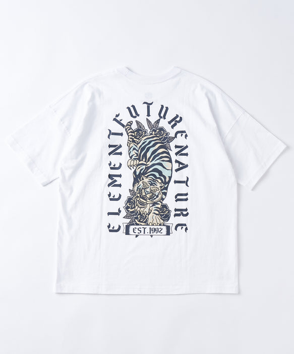 【直営店限定】ELEMENT メンズ TIGER ROSE SS Tシャツ 【2026年春夏モデル】