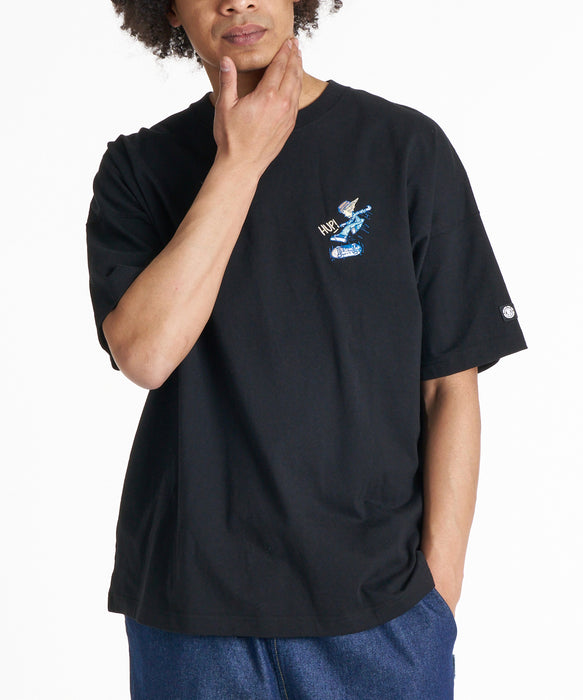 ELEMENT メンズ CAMOCHILL COMIC SS Tシャツ 【2026年夏モデル】 FBK / XL