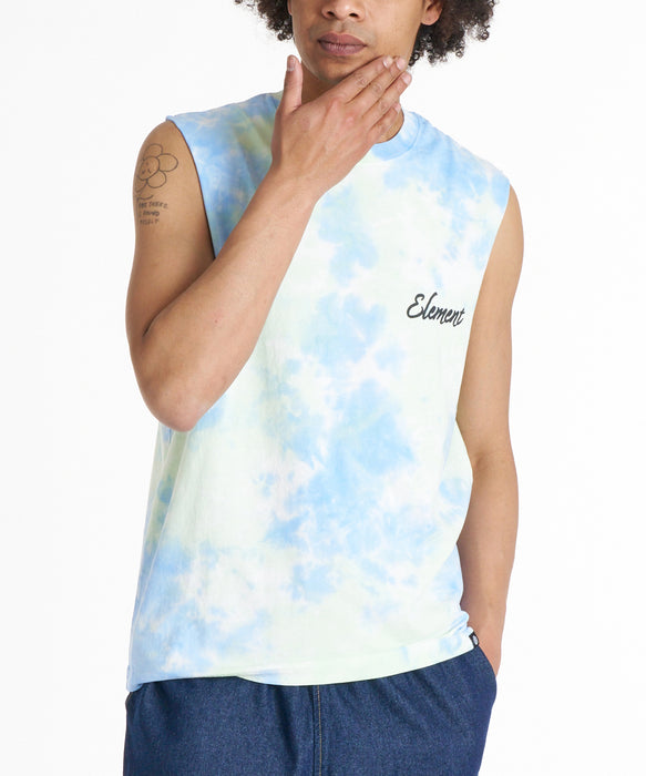 ELEMENT メンズ FLOWER 5 NO SLEEVE Tシャツ 【2026年夏モデル】 BGTD / XL