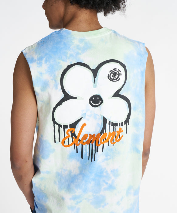 ELEMENT メンズ FLOWER 5 NO SLEEVE Tシャツ 【2026年夏モデル】 BGTD / XL