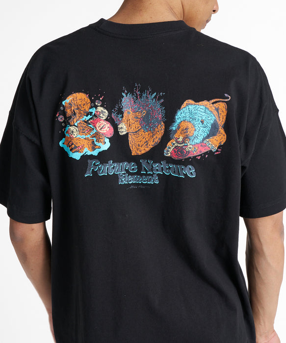 ELEMENT メンズ HIROTTON R LIMITED  SS Tシャツ 【2026年夏モデル】 FBK / XL