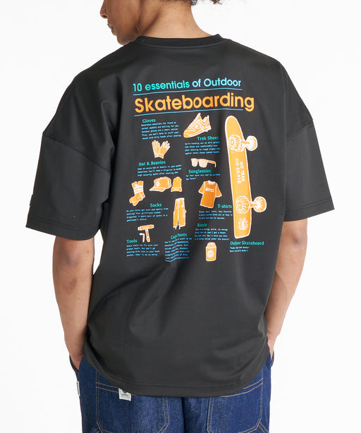 ELEMENT メンズ OUTDOOR 10 ESSENTIALS SS Tシャツ 【2026年夏モデル】 FBK / XL