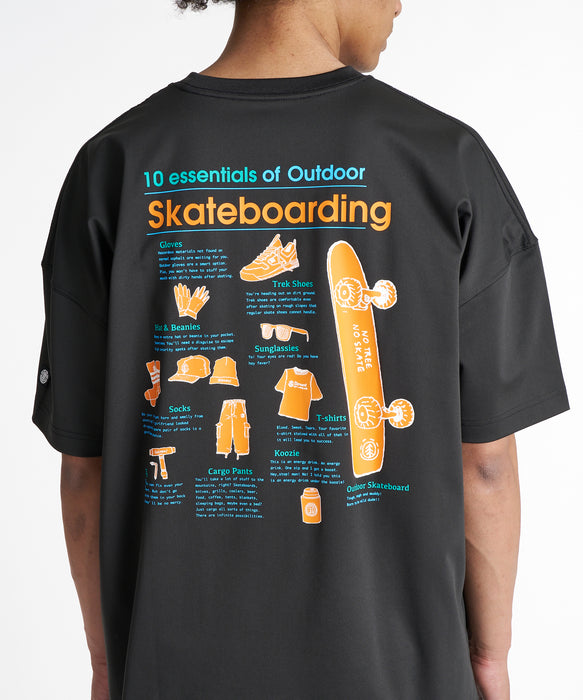 ELEMENT メンズ OUTDOOR 10 ESSENTIALS SS Tシャツ 【2026年夏モデル】 FBK / XL