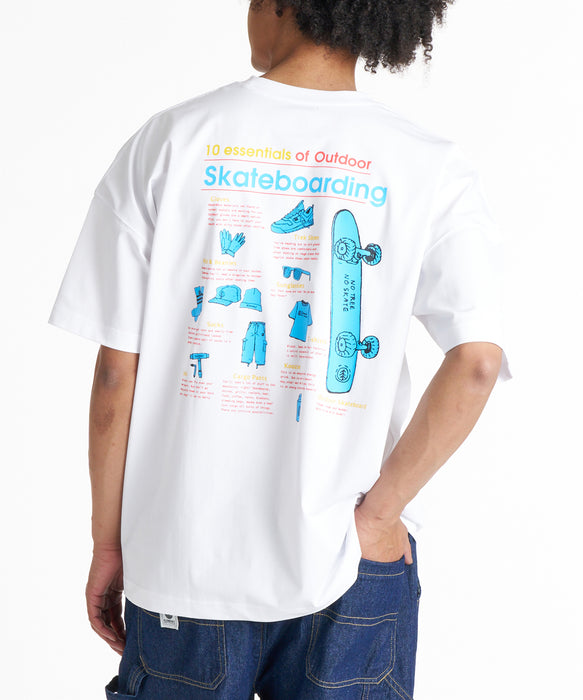 ELEMENT メンズ OUTDOOR 10 ESSENTIALS SS Tシャツ 【2026年夏モデル】 WHT / XL