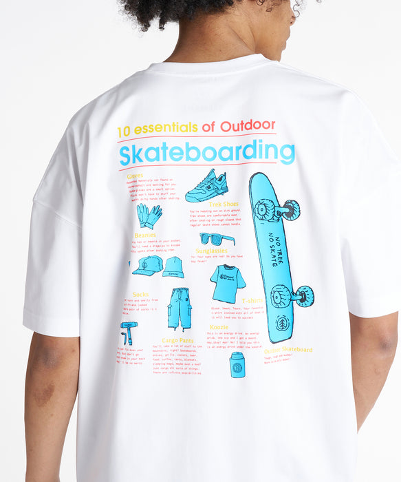 ELEMENT メンズ OUTDOOR 10 ESSENTIALS SS Tシャツ 【2026年夏モデル】 WHT / XL