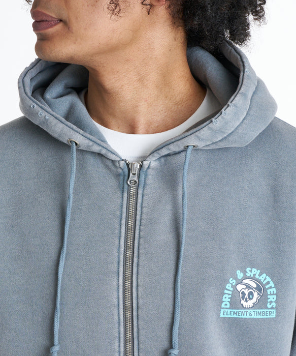 ELEMENT メンズ TIMBER DRIPS ZIP HOOD パーカー 【2026年秋冬モデル】 RGR / XL