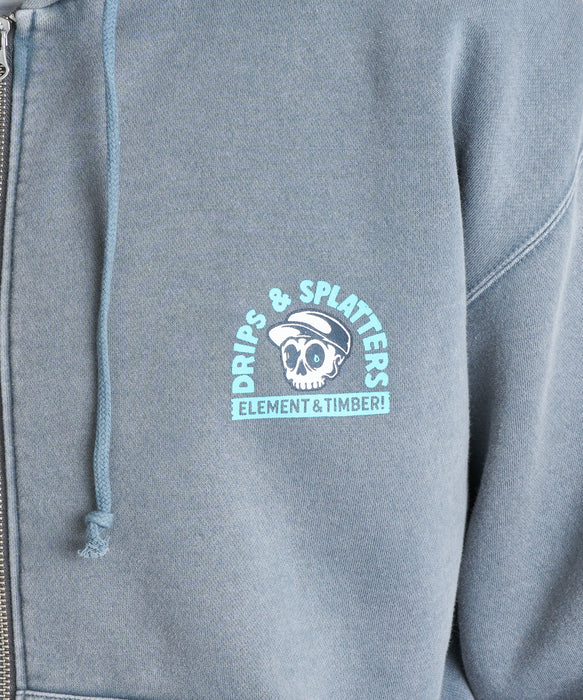 ELEMENT メンズ TIMBER DRIPS ZIP HOOD パーカー 【2026年秋冬モデル】 RGR / XL