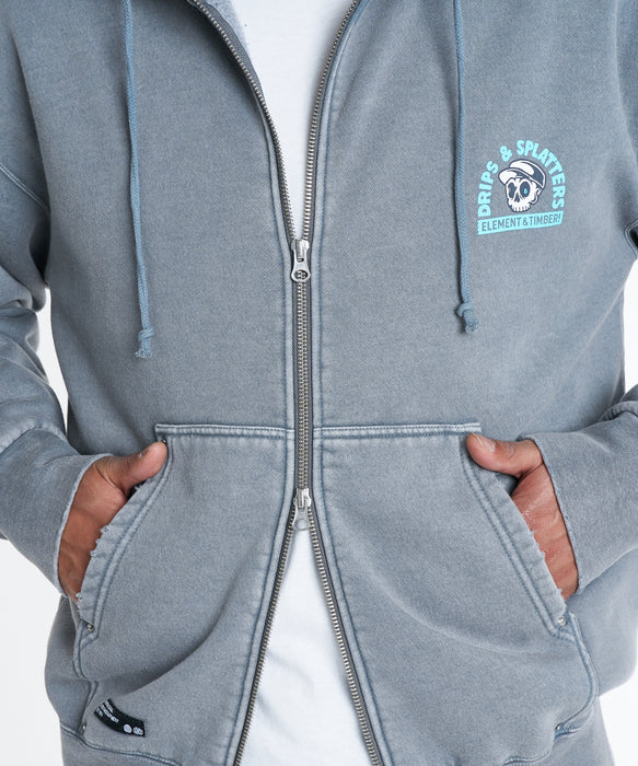 ELEMENT メンズ TIMBER DRIPS ZIP HOOD パーカー 【2026年秋冬モデル】 RGR / XL