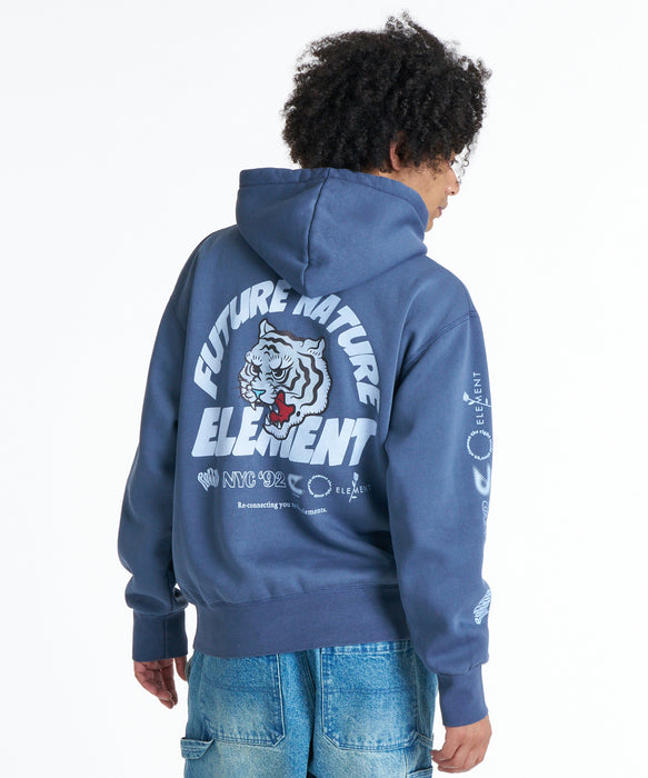 ELEMENT メンズ TIGER HOOD パーカー 【2026年秋冬モデル】 SNV / XL
