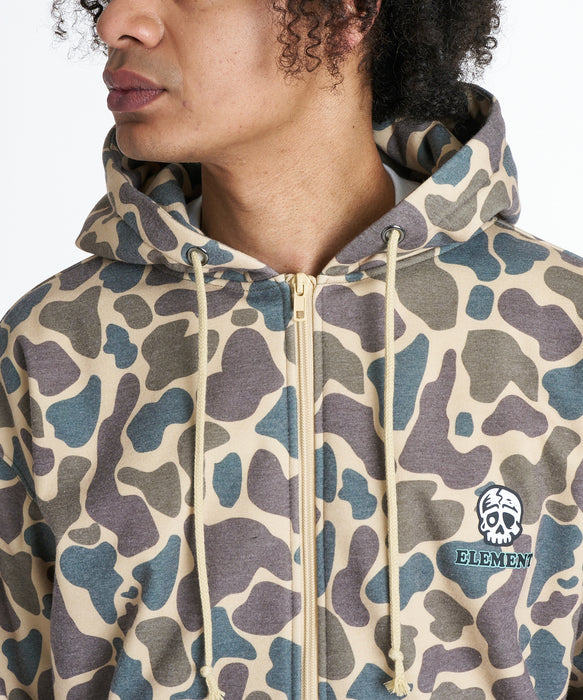 ELEMENT メンズ TIMBER 3 ZIP HOOD WR パーカー 【2026年秋冬モデル】 CAM / XL