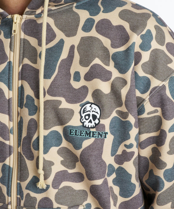 ELEMENT メンズ TIMBER 3 ZIP HOOD WR パーカー 【2026年秋冬モデル】 CAM / XL