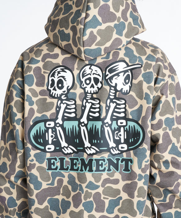 ELEMENT メンズ TIMBER 3 ZIP HOOD WR パーカー 【2026年秋冬モデル】 CAM / XL