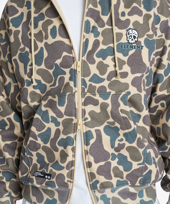 ELEMENT メンズ TIMBER 3 ZIP HOOD WR パーカー 【2026年秋冬モデル】 CAM / XL