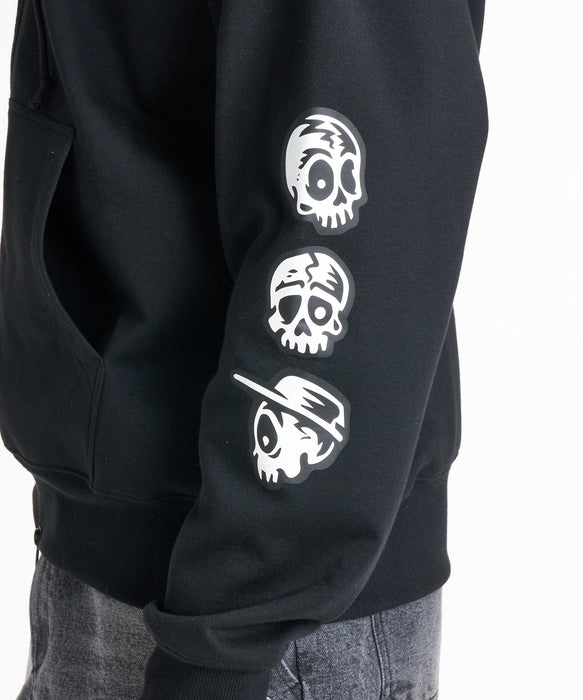 ELEMENT メンズ TIMBER 3 ZIP HOOD WR パーカー 【2026年秋冬モデル】 FBK / XL
