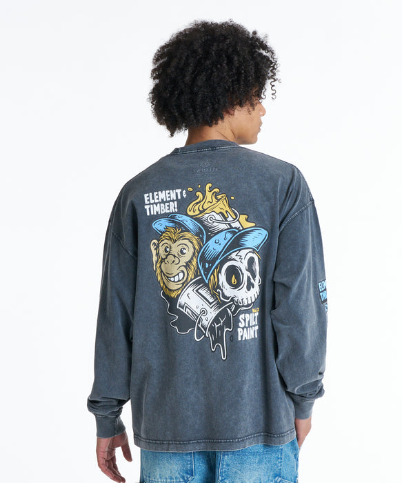 ELEMENT メンズ TIMBER AST LS ロンT 【2026年秋冬モデル】 RBK2 / XL
