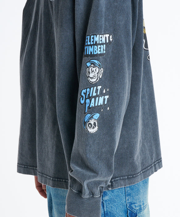 ELEMENT メンズ TIMBER AST LS ロンT 【2026年秋冬モデル】 RBK2 / XL