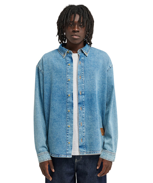 ELEMENT メンズ RELAX DENIM SHIRT LS 長袖シャツ 【2026年秋冬モデル】 BLC0 / XL