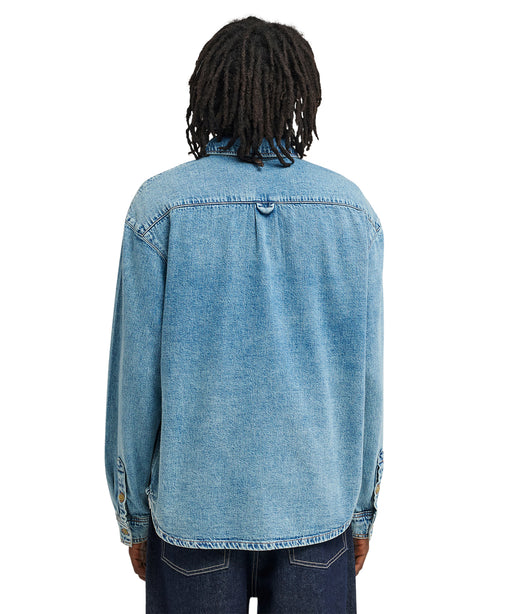ELEMENT メンズ RELAX DENIM SHIRT LS 長袖シャツ 【2026年秋冬モデル】 BLC0 / XL
