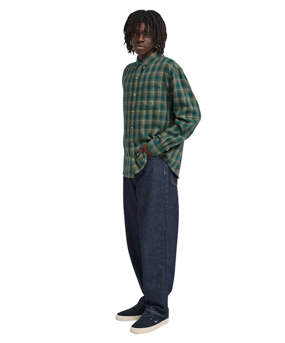 ELEMENT メンズ BUTTON DOWN REGULAR FLANNEL 長袖シャツ 【2026年秋冬モデル】 GQQ2 / XL