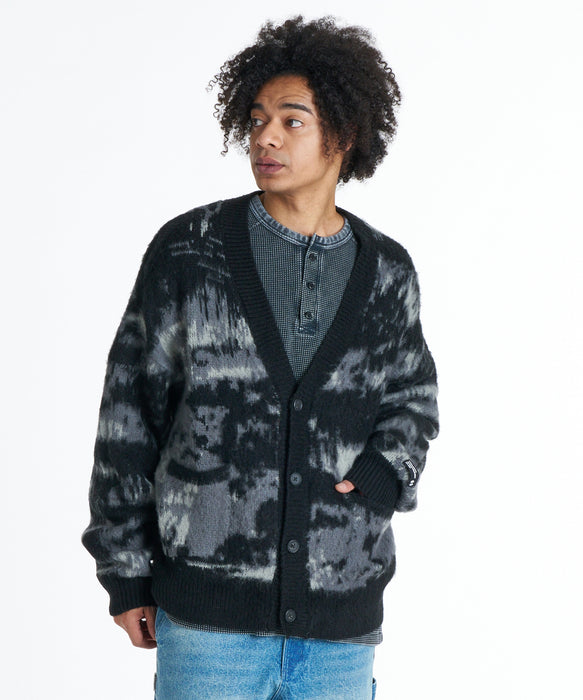 ELEMENT メンズ CARDIGAN KNIT セーター 【2026年秋冬モデル】 FBK / XL