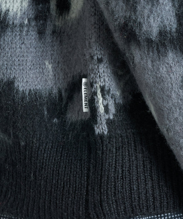 ELEMENT メンズ CARDIGAN KNIT セーター 【2026年秋冬モデル】 FBK / XL