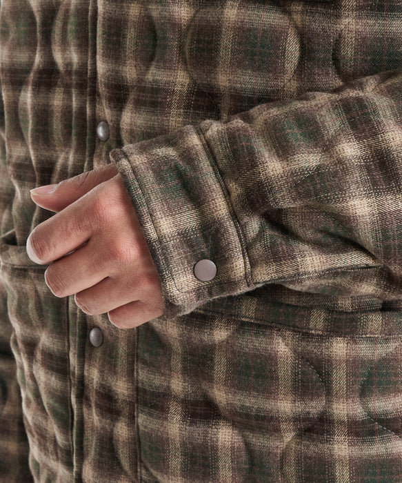 ELEMENT メンズ PLAID PUFF JACKET ジャケット 【2026年秋冬モデル】 BRW / XL