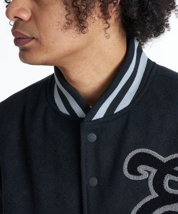 ELEMENT メンズ VARSITY STADIUM JACKET ジャケット 【2026年秋冬モデル】 FBK / XL