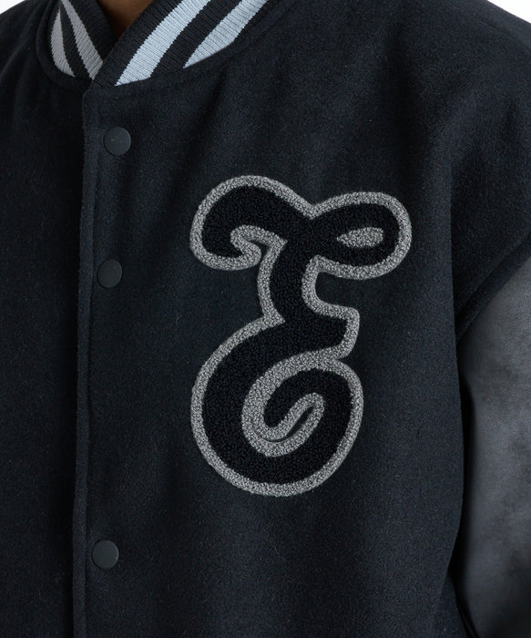 ELEMENT メンズ VARSITY STADIUM JACKET ジャケット 【2026年秋冬モデル】 FBK / XL