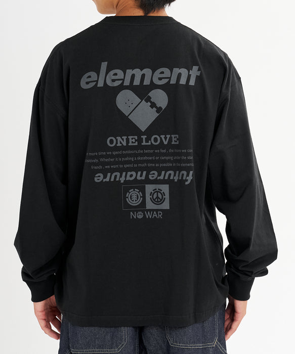【直営店限定】ELEMENT メンズ HEART LS ロンT 【2026年秋冬モデル】