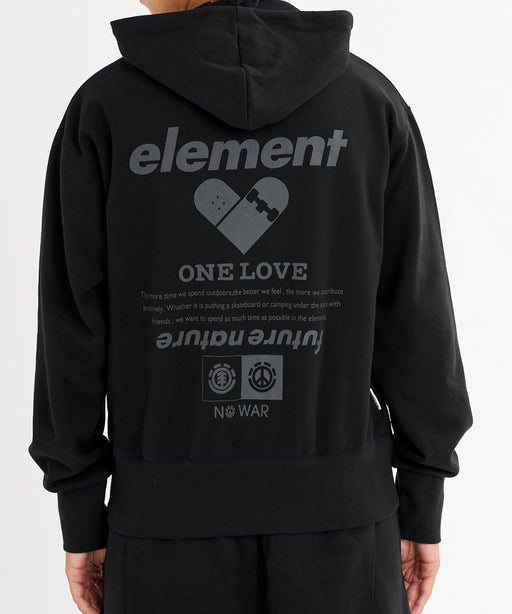 FANTASTICS NEW ELEMENT グッズセット Lサイズ 直営店限定】ELEMENT メンズ W KNIT HEART ZIP HOOD セットアップ