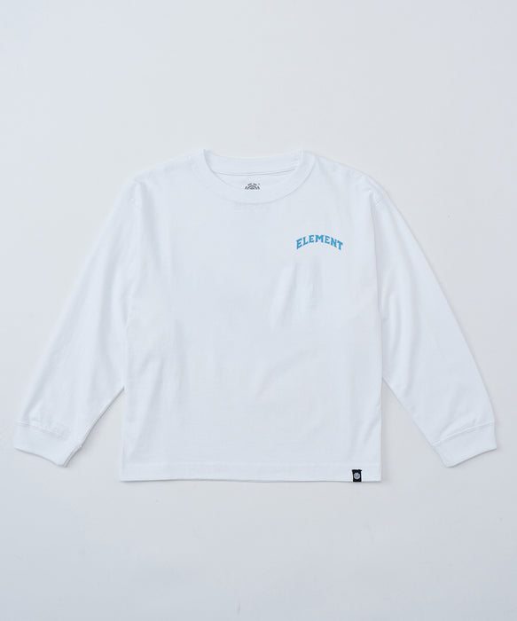 ELEMENT キッズ TIMBER RIP LS YOUTH ロンT 【2026年春夏モデル】 WHT / XL/155-165