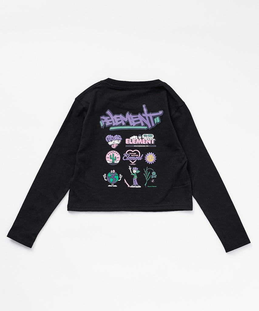 SALE】ELEMENT キッズ ACOMPANY LS GIRL ロンT 【2026年春夏モデル】