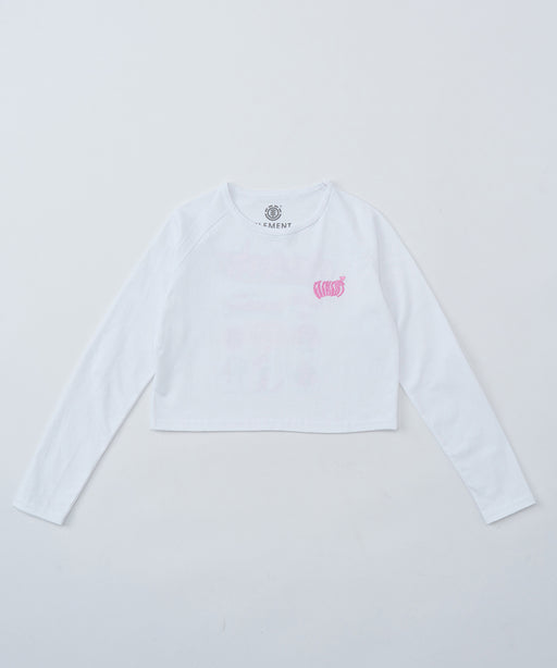ELEMENT キッズ ACOMPANY LS GIRL ロンT 【2026年春夏モデル】 WHT / L/145-155