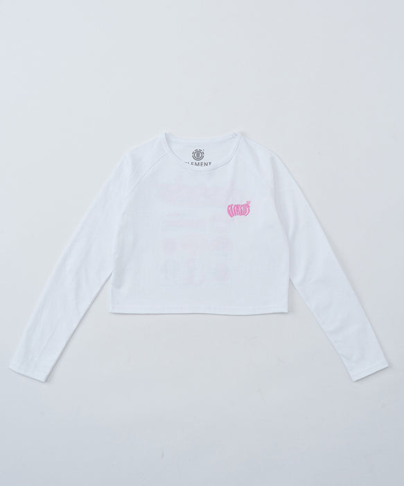 ELEMENT キッズ ACOMPANY LS GIRL ロンT 【2026年春夏モデル】 WHT / L/145-155