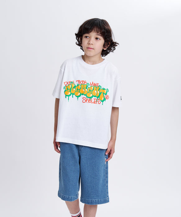ELEMENT キッズ TAGGING SS Y Tシャツ 【2026年春夏モデル】 WHT / XL/155-165