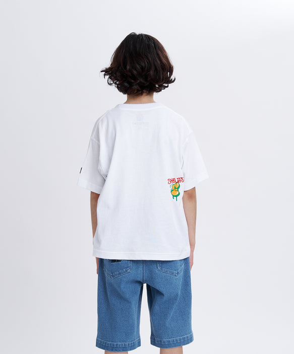 ELEMENT キッズ TAGGING SS Y Tシャツ 【2026年春夏モデル】 WHT / XL/155-165