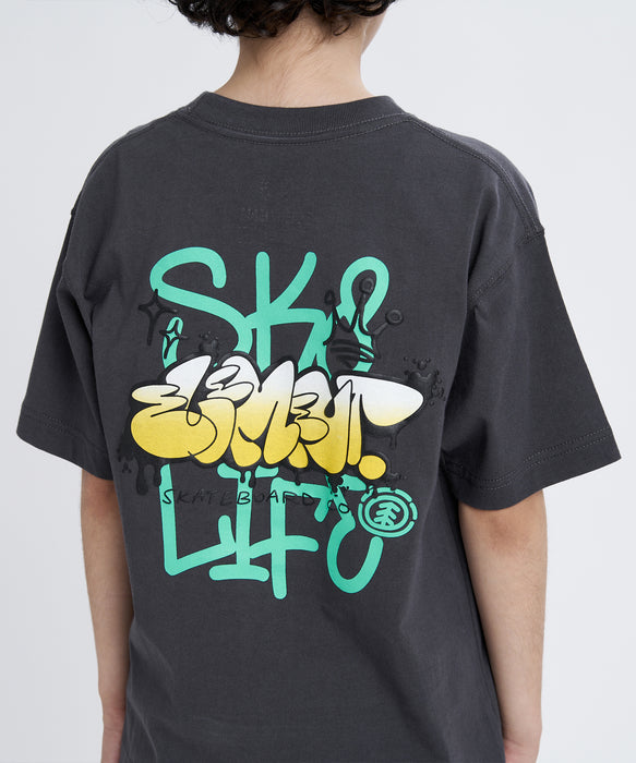 ELEMENT キッズ LAYER TAGGING SS Y Tシャツ 【2026年春夏モデル】 CHA / XL/155-165